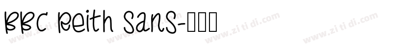 BBC Reith sans字体转换